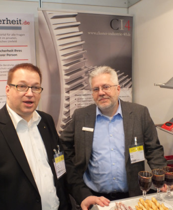 Empfang am Stand von datensicherheit.de